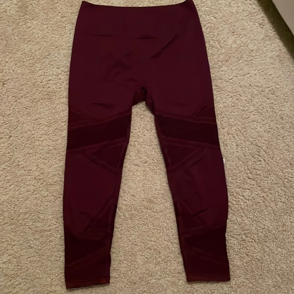 Maroon Fabletics Leggings